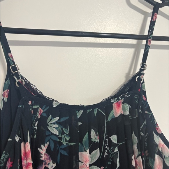 Abercrombie Kids Chiffon Floral Summer Tank Top Sleeveless Blouse Girls Sz 11/12 - Picture 4 of 10